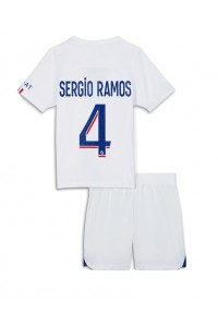 Paris Saint-Germain Sergio Ramos #4 Babyklær Tredje Fotballdrakt til barn 2022-23 Korte ermer (+ Korte bukser)